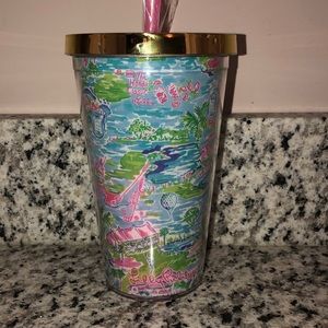 NIB Lilly Pulitzer Honda Classic tumbler